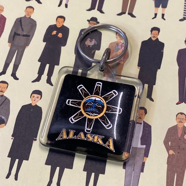 빈티지 키링 키체인