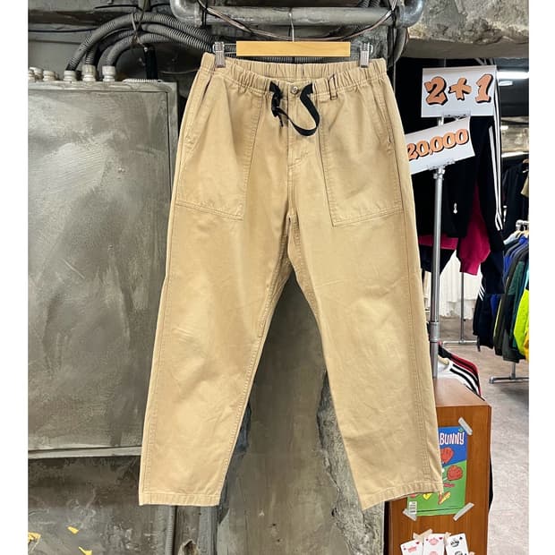 그라미치 테이퍼드 팬츠 베이지 M #csz3751