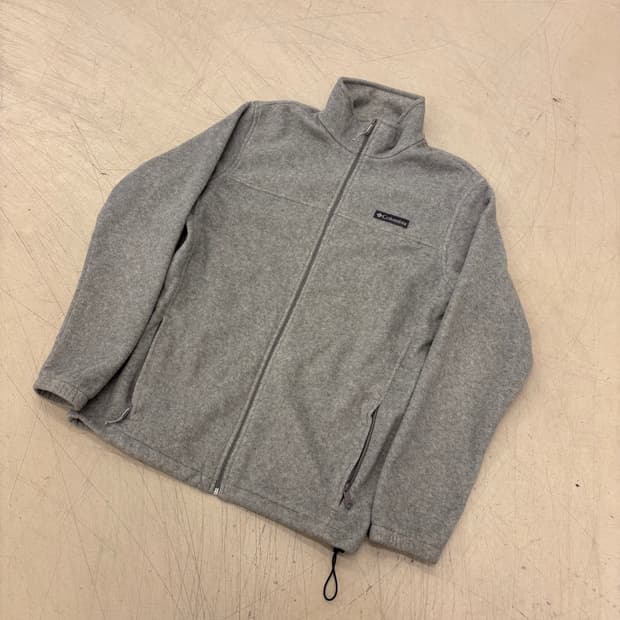 컬럼비아 그레이 후리스 집업