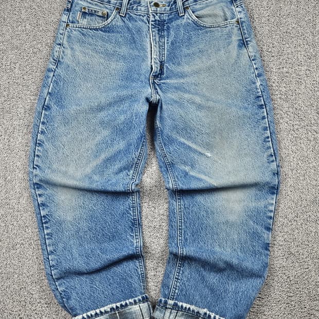 칼하트 헤비 플란넬 데님 워크 팬츠 ( 36 X 30 ) / 10374