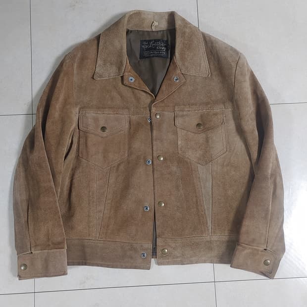70s sears 스웨이드 트러커 자켓
