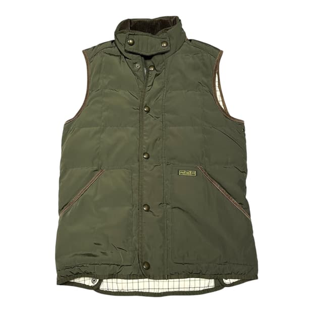 ✨ (바배) 폴로 랄프로렌 카키 퀄팅 다운 베스트 패딩 조끼 