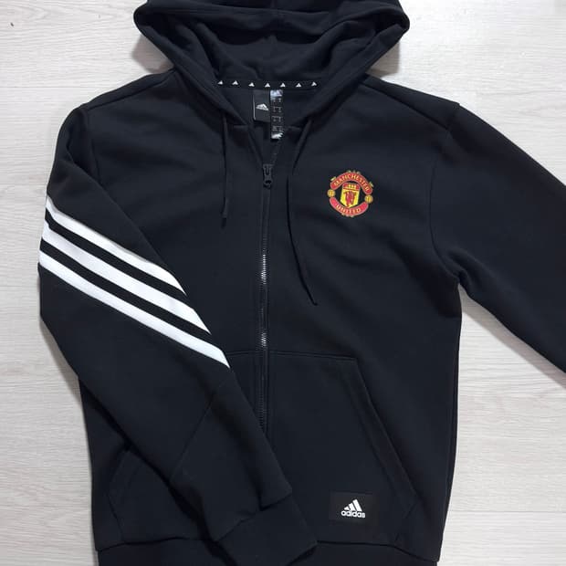 맨유 아디다스 후드집업 xs