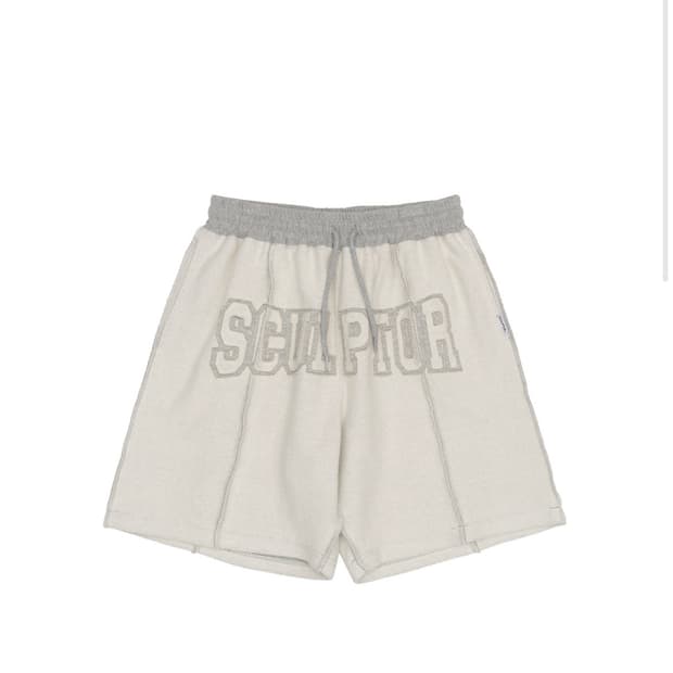 (새상품) SCULPTOR 스컬프터 인앤아웃 쇼츠 멜란지 리버스