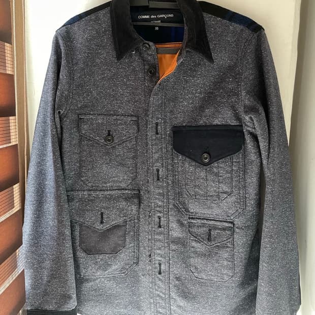 꼼데가르송옴므 셔츠 자켓