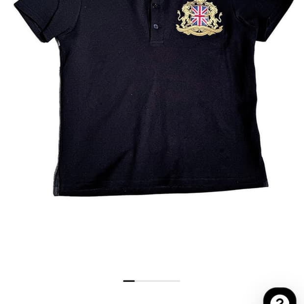 Union Jack Embroidery Polo T-Shirt