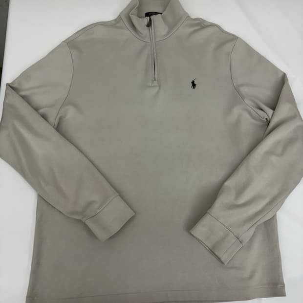 [2XL] 폴로 랄프로렌 하프넥 반집업 긴팔티