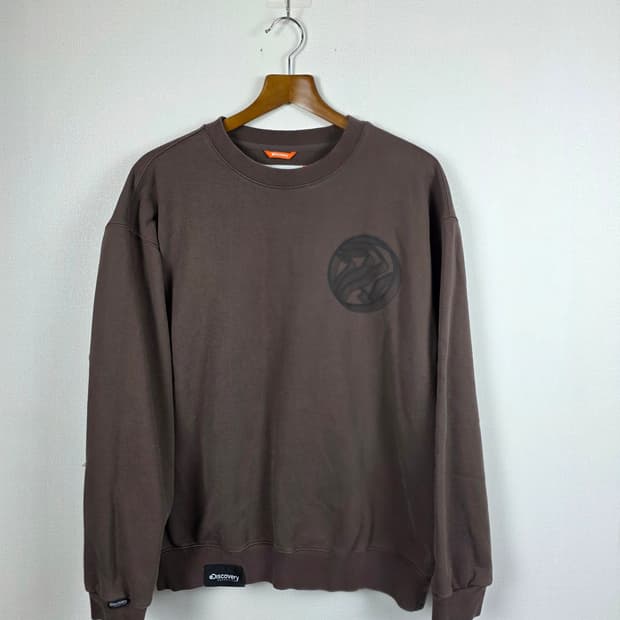 디스커버리 남성 입체 그래픽 스웻 맨투맨 XL