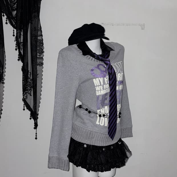 쇼콜라 큐트 고스 락스타 퍼플 코디세트 💜💜💜