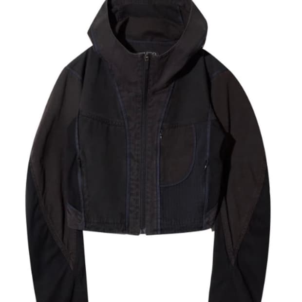 혜인서 패치워크 크롭자켓