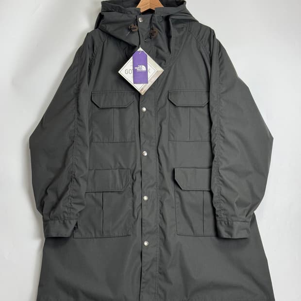 노스페이스 퍼플라벨 65/35 고어텍스 마운틴 코트 챠콜 L 