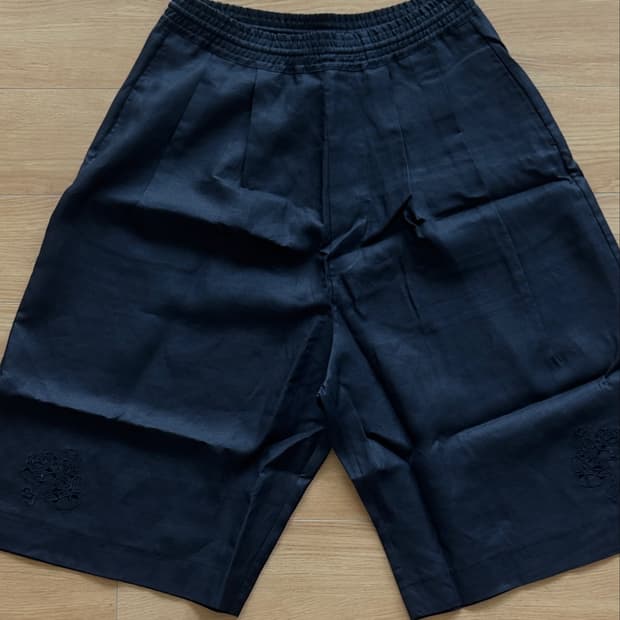 윌리차바리아 Drawstring Linen Shorts