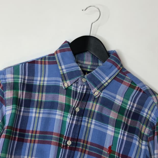 Polo 랄프로렌 슬림핏 체크 셔츠  