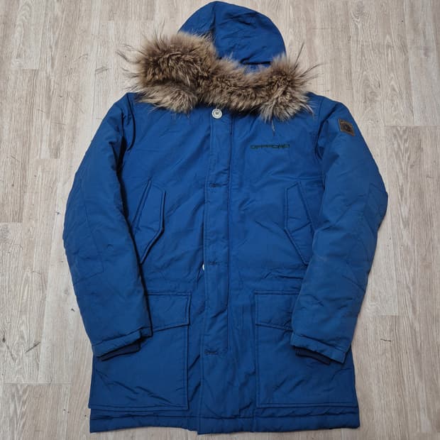 오프로드 덕다운 라쿤퍼후드 패딩 점퍼