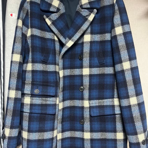 빈티지 폴로 마린체크 피코트 판매