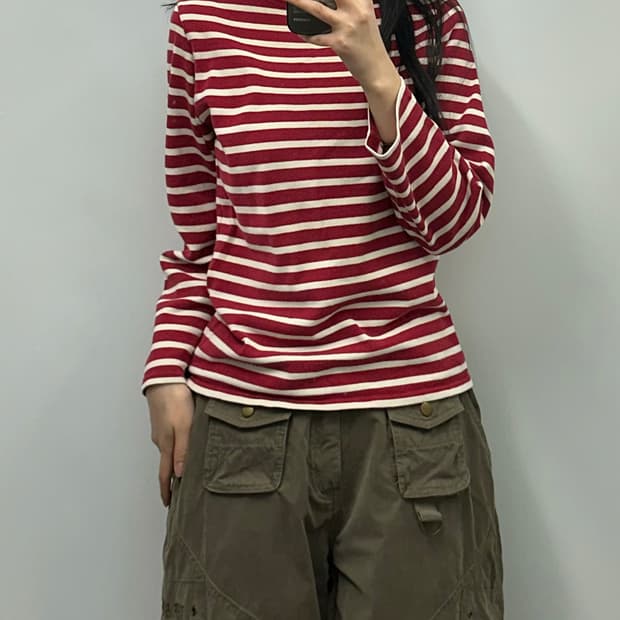 세인트제임스 스트라이프 단가라 롱슬리브