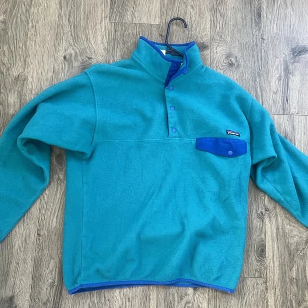 10s 파타고니아 신칠라 스냅-T 민트/블루 니카라과