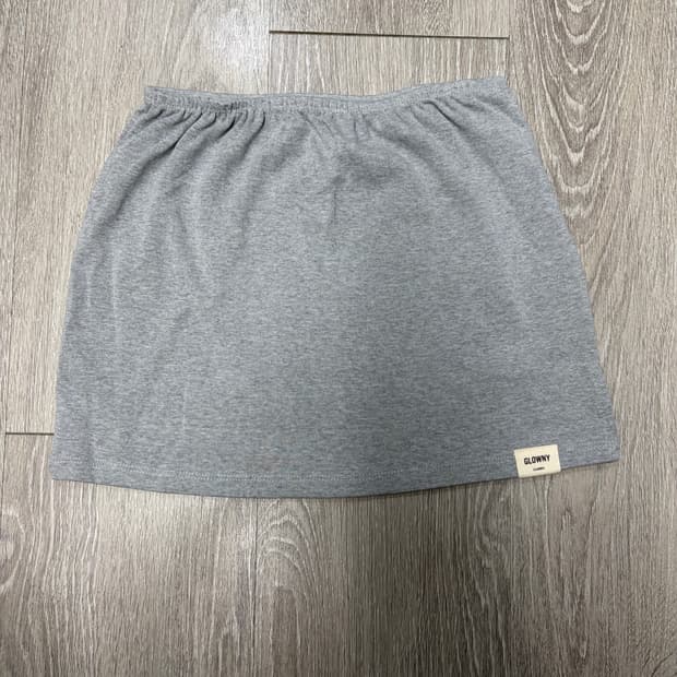 [GLOWNY] G CLASSIC MINI SKIRT (GRAY)