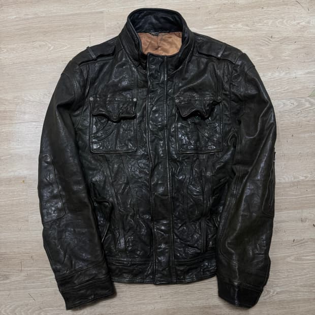 지이크 파렌하이트 양가죽 자켓