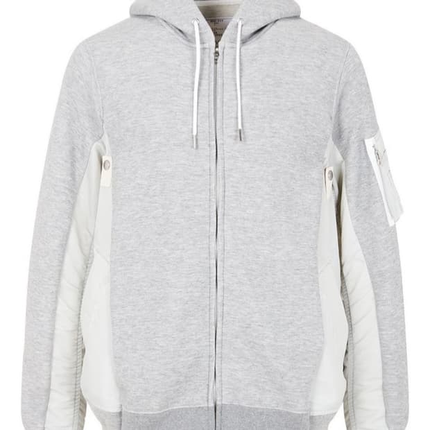 사카이 나일론 믹스 후드 집업 3사이즈