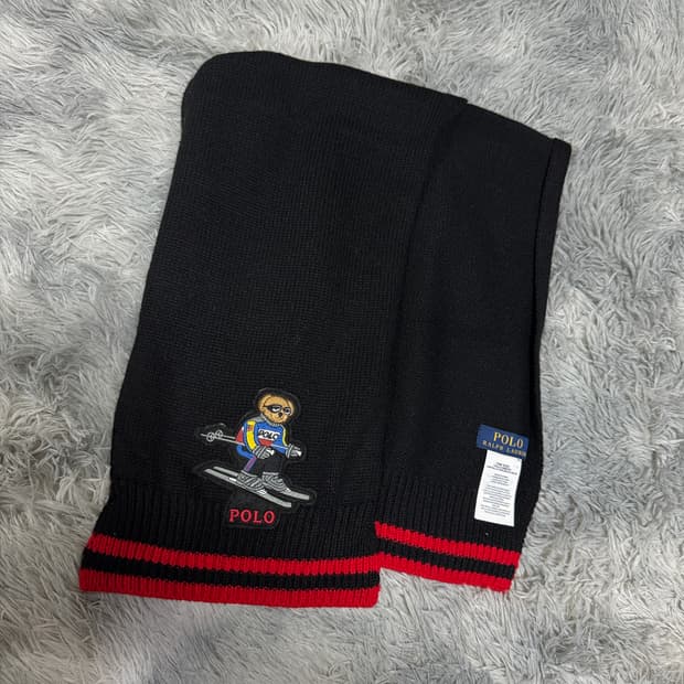 폴로   테디베어 머플러  183x25 