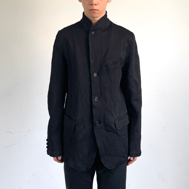 꼼데가르송 옴므 폴리 축융 링클 자켓