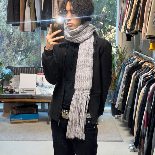 츠모리 치시토 글리터 머플러