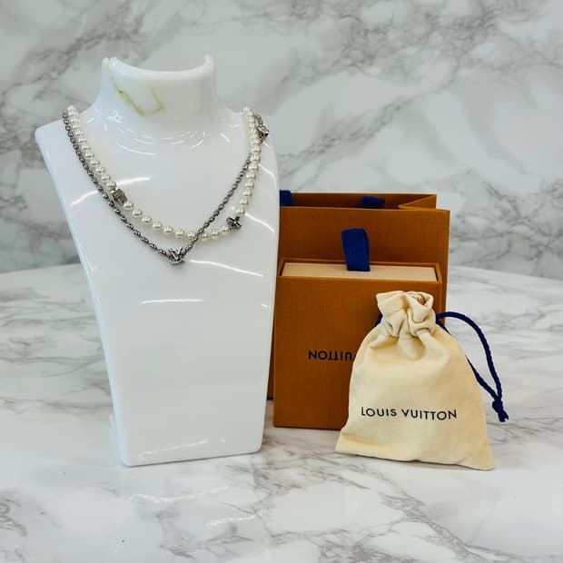 루이비통 펄퓨전 진주 목걸이