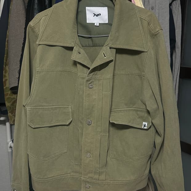 아이사피 i4p 트러커 자켓 카키