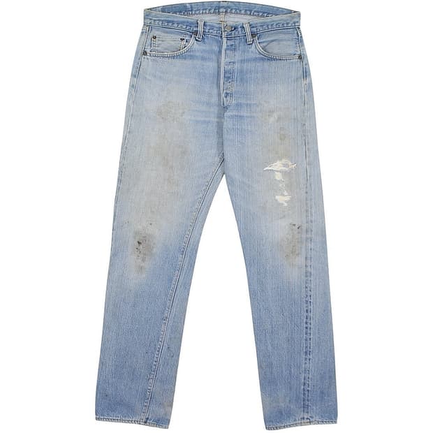 1977 USA 리바이스 501 셀비지 66후기 데님 팬츠 빈티지 미국제