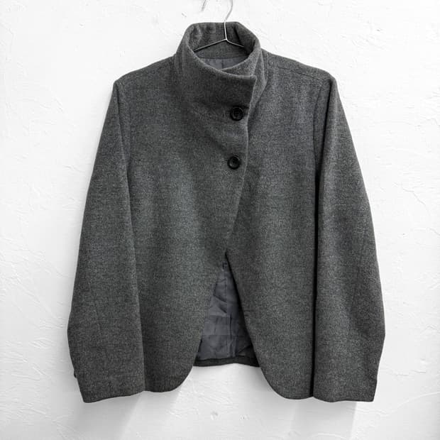 JPN 하이넥 울 자켓