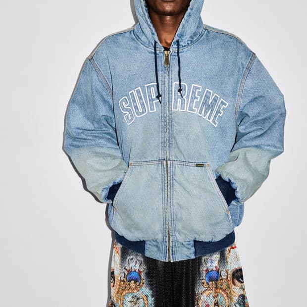 25fw 슈프림 데님 워크자켓 xl