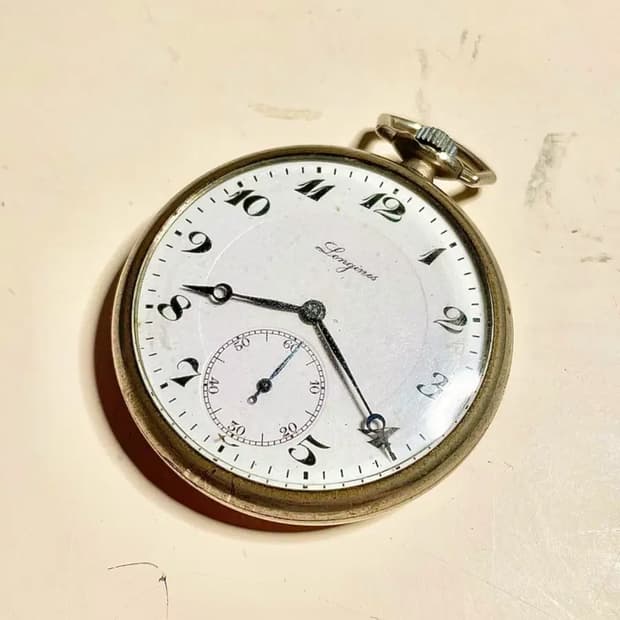 1920년대 빈티지 론진 회중시계 청침 LONGINES 엔틱