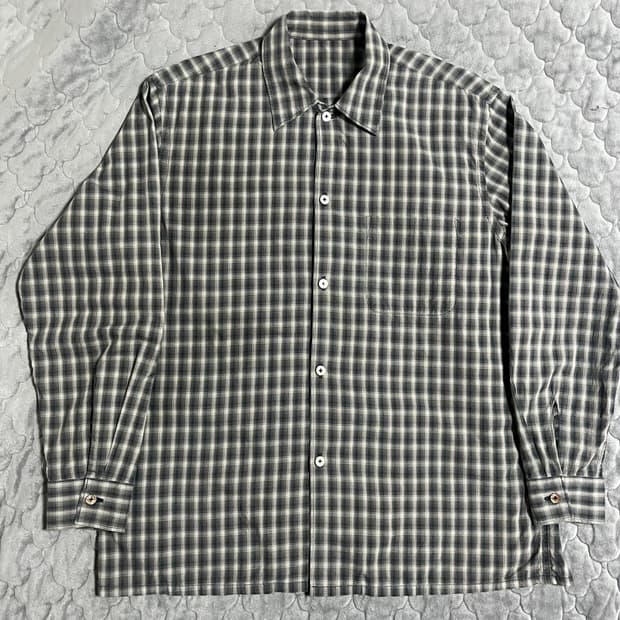 URU 우르 도쿄 플란넬 체크 셔츠 1size