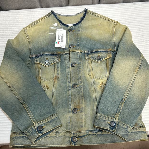 마르지엘라 차이나카라 데님 자켓 50사이즈