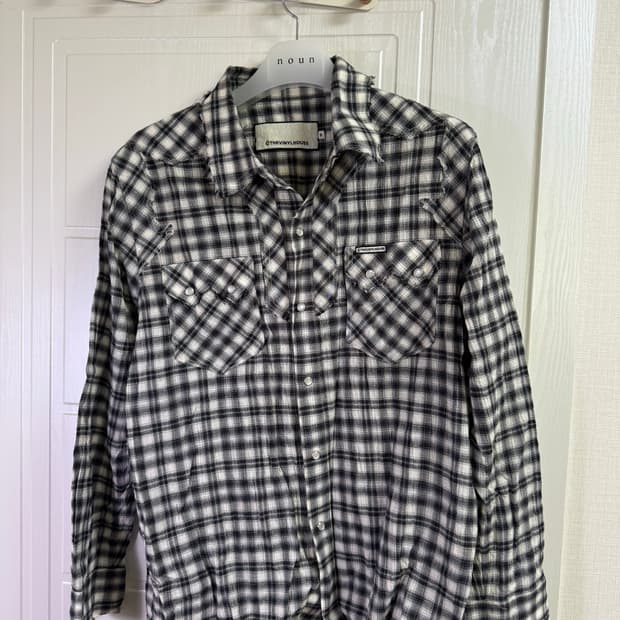 더바이닐하우스 웨스턴 체크 셔츠 S