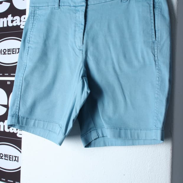 W(XL) 제이크루 반바지 팬츠 연블루 치노 숏 아메카지-P10132