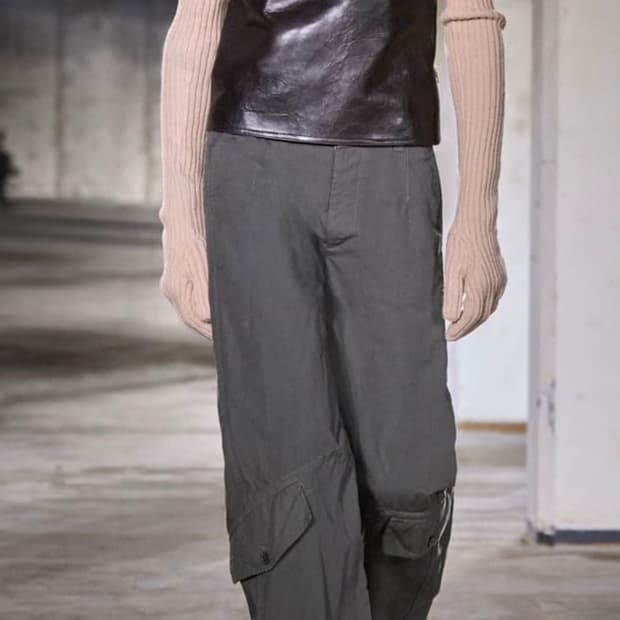 (구매) 드리스 반 노튼 FW24 PAXFORD 가먼트 다이드 카고팬츠