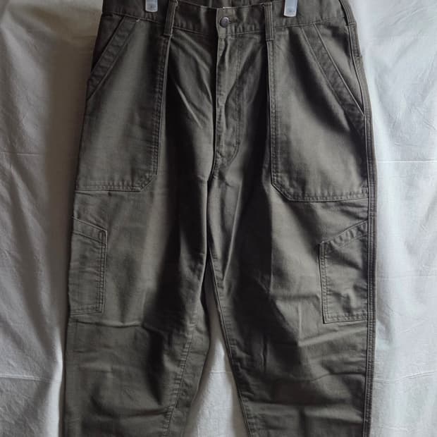 유니클로 U 베이커 팬츠 올리브 82