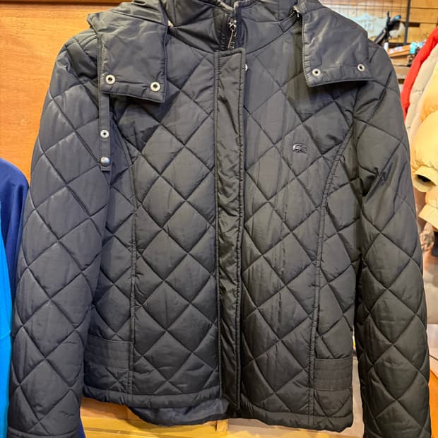 라코스테 블랙 경량패딩