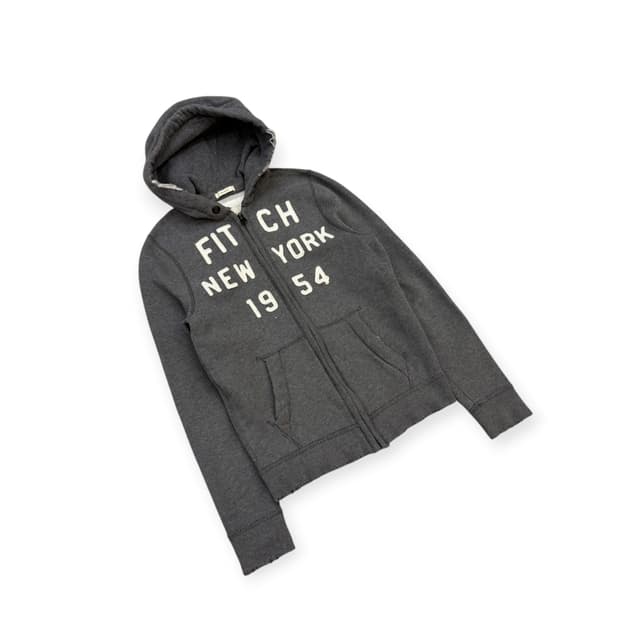 아베크롬비 피치 뉴욕 디스트레스드 후드집업