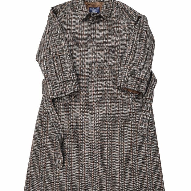 버버리 아이리쉬 트위드 코트