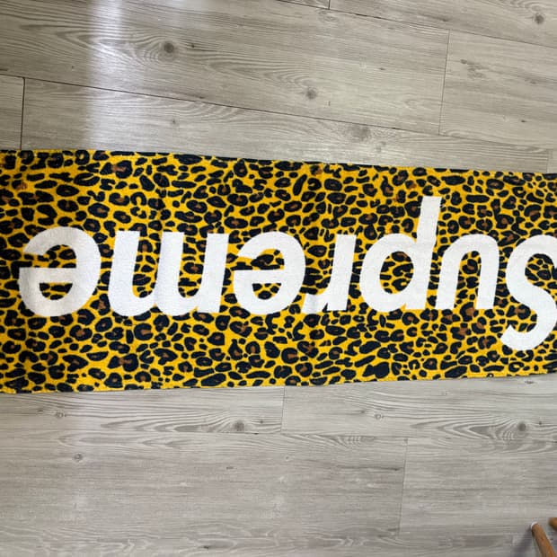 슈프림 레오파드 타월