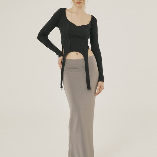 [단종] 쓰리타임즈 시그널 탑 블랙