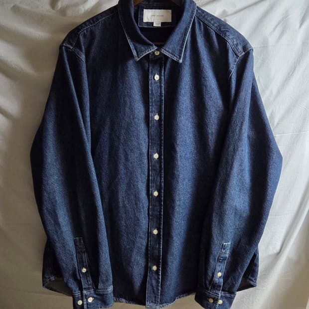 ZARA 자라 오리진스 인디고 데님 셔츠 XL