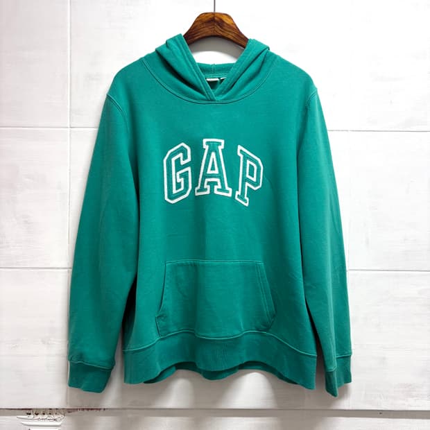 GAP 갭 민트 y2k 대장템 빅로고 후드티 XL JPN