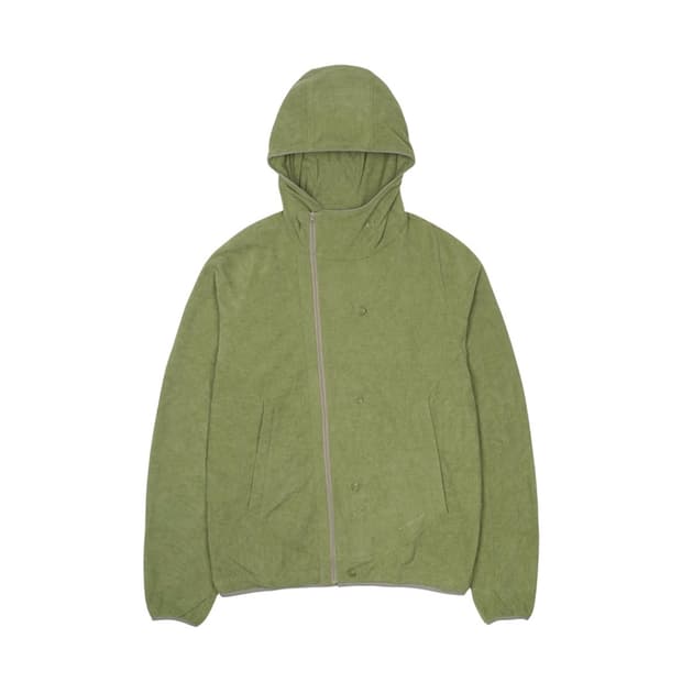 4 산산기어 버튼 플리스 재킷 그린 4 