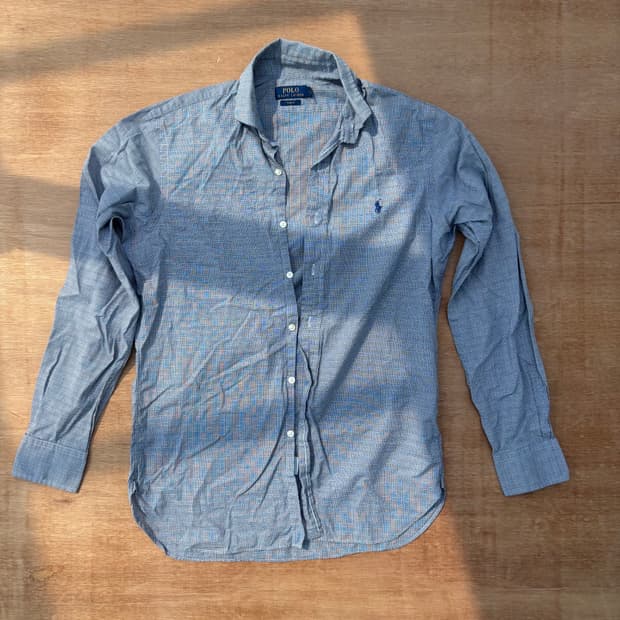 Polo Ralph Lauren Blue Check Shirt  폴로