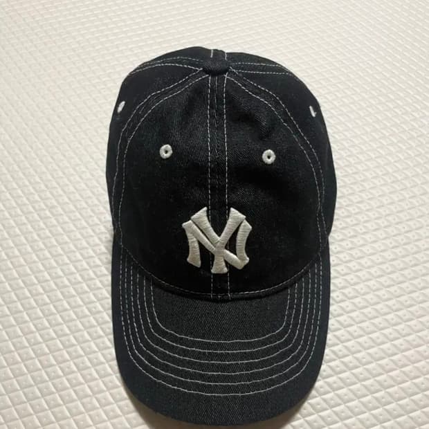 MLB 양키즈 데님스티치 볼캡