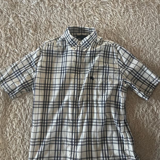 버버리 체크 셔츠 남방